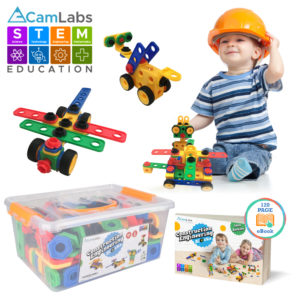 STEM Learning Toy Construction Blocks Set for Boys & Girls Ages 3-7 - B07J581YV9-1